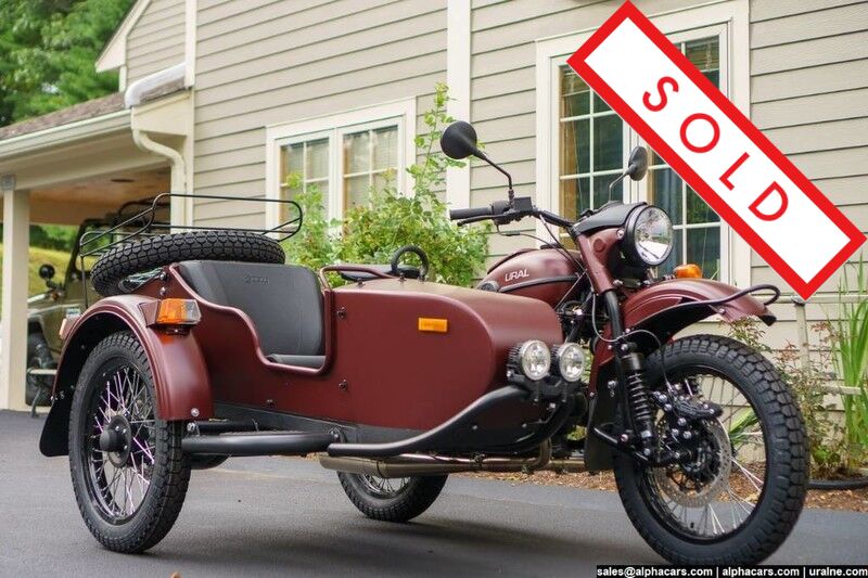 2018 Ural Gear Up 2WD Burgundy Satin Custom Boston MA