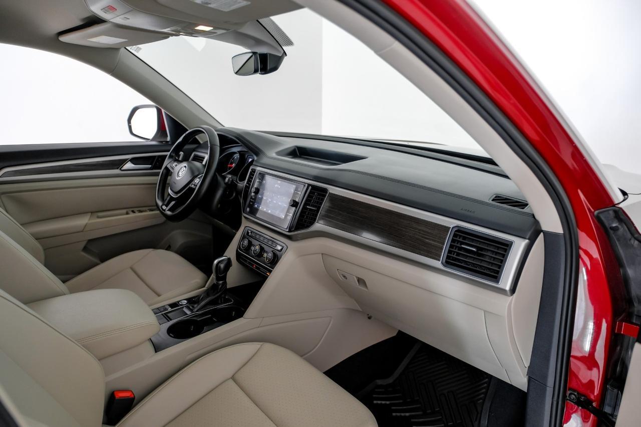 2018 Volkswagen Atlas 3.6L SE WITH TECHNOLOGY BLIND SPOT ASSIST LANE ASSIST FRONT ASSIST LEATHER REAR CAMERA KEYLESS START Carrollton TX