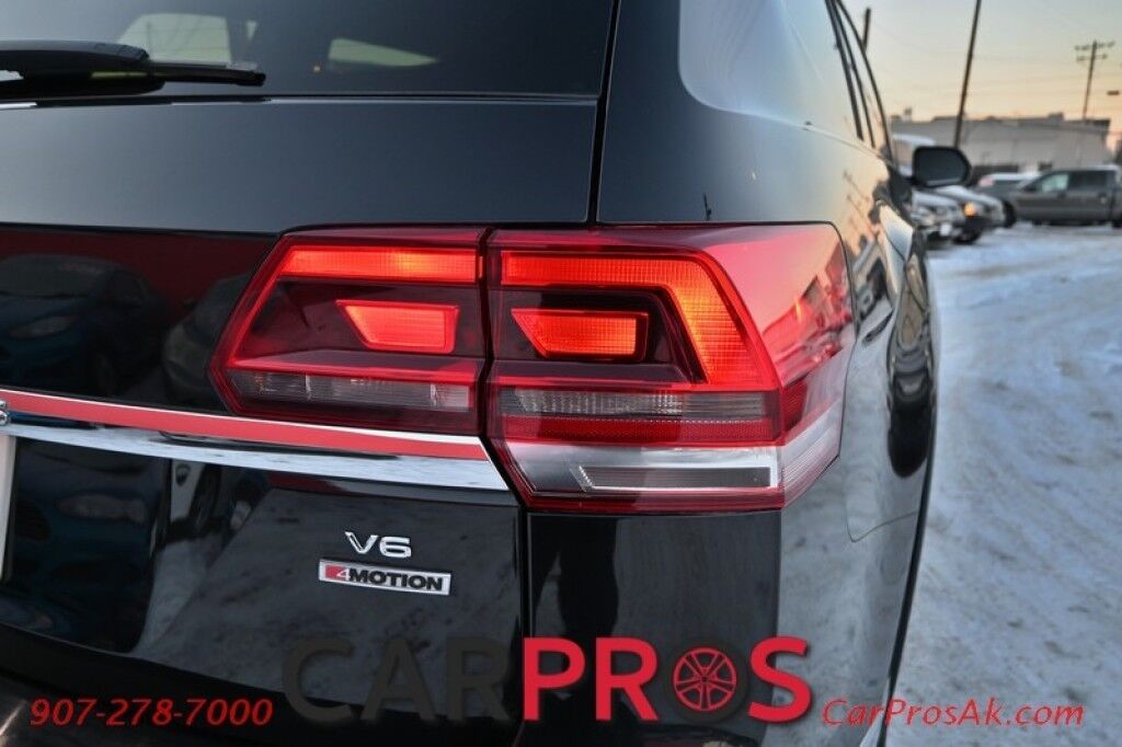 2018 Volkswagen Atlas 3.6L V6 SE w/Technology - All Wheel Drive - Leather Heated Seats - 3rd Row Seats 7 - Remote Start - Bluetooth - Backup Camera - Keyless Entry & Start - Tow Pkg Anchorage AK