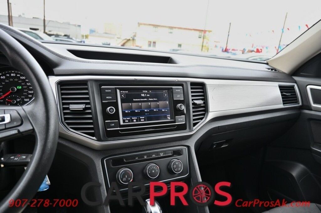 2018 Volkswagen Atlas S - AWD - Power Locks, Windows & Mirrors - Keyless Entry - Dual Climate Control - Bluetooth - Backup Camera - 3rd Row - Seats 7 - Luggage Rack - Aluminum Wheels - Tow Pkg Anchorage AK