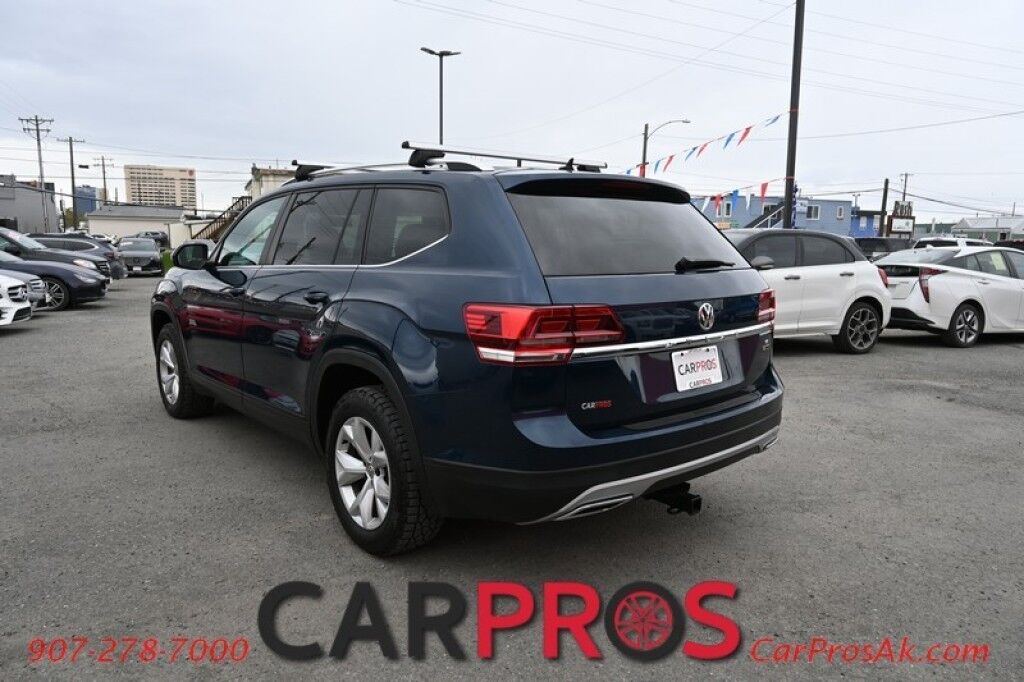 2018 Volkswagen Atlas S - AWD - Power Locks, Windows & Mirrors - Keyless Entry - Dual Climate Control - Bluetooth - Backup Camera - 3rd Row - Seats 7 - Luggage Rack - Aluminum Wheels - Tow Pkg Anchorage AK