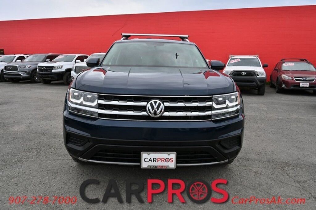 2018 Volkswagen Atlas S - AWD - Power Locks, Windows & Mirrors - Keyless Entry - Dual Climate Control - Bluetooth - Backup Camera - 3rd Row - Seats 7 - Luggage Rack - Aluminum Wheels - Tow Pkg Anchorage AK