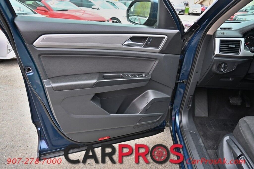 2018 Volkswagen Atlas S - AWD - Power Locks, Windows & Mirrors - Keyless Entry - Dual Climate Control - Bluetooth - Backup Camera - 3rd Row - Seats 7 - Luggage Rack - Aluminum Wheels - Tow Pkg Anchorage AK