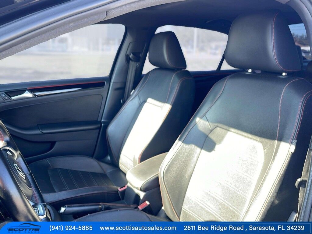 2018 Volkswagen Jetta 2.0T GLI~APPLE CARPLAY~UNIV GARAGE DOOR OPENER~HEATER FRONT SEATS~LEATHER~HALOGEN HEADLIGHTS~1-OWNER~GREAT CONDITION Sarasota FL