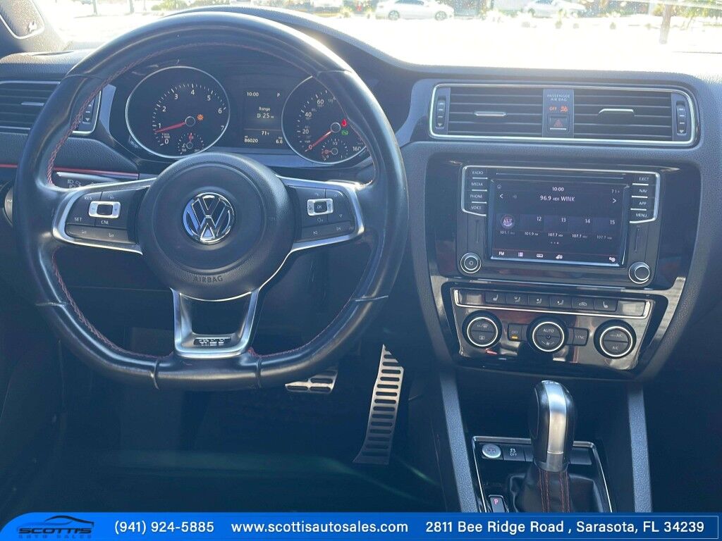 2018 Volkswagen Jetta 2.0T GLI~APPLE CARPLAY~UNIV GARAGE DOOR OPENER~HEATER FRONT SEATS~LEATHER~HALOGEN HEADLIGHTS~1-OWNER~GREAT CONDITION Sarasota FL