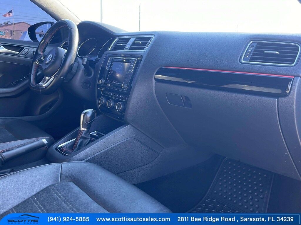 2018 Volkswagen Jetta 2.0T GLI~APPLE CARPLAY~UNIV GARAGE DOOR OPENER~HEATER FRONT SEATS~LEATHER~HALOGEN HEADLIGHTS~1-OWNER~GREAT CONDITION Sarasota FL