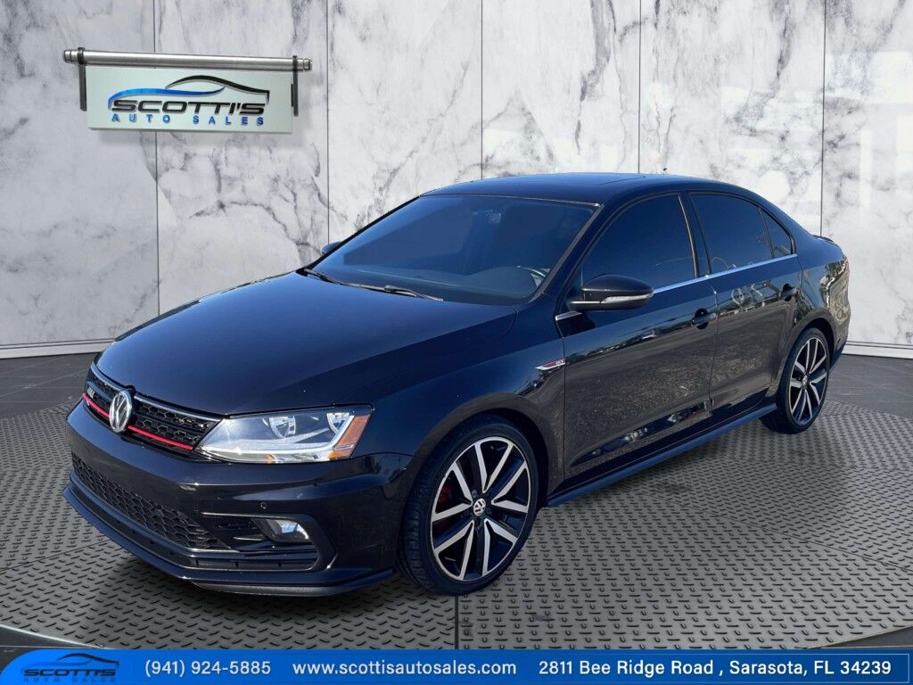 2018 Volkswagen Jetta 2.0T GLI~APPLE CARPLAY~UNIV GARAGE DOOR OPENER~HEATER FRONT SEATS~LEATHER~HALOGEN HEADLIGHTS~1-OWNER~GREAT CONDITION Sarasota FL