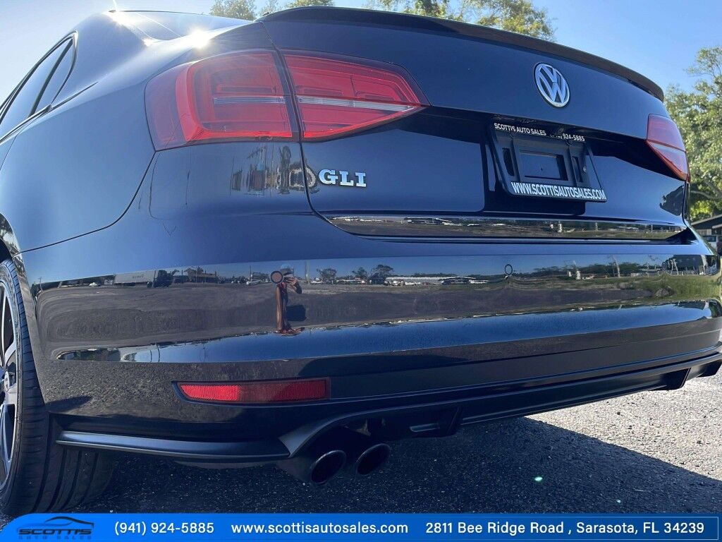 2018 Volkswagen Jetta 2.0T GLI~APPLE CARPLAY~UNIV GARAGE DOOR OPENER~HEATER FRONT SEATS~LEATHER~HALOGEN HEADLIGHTS~1-OWNER~GREAT CONDITION Sarasota FL