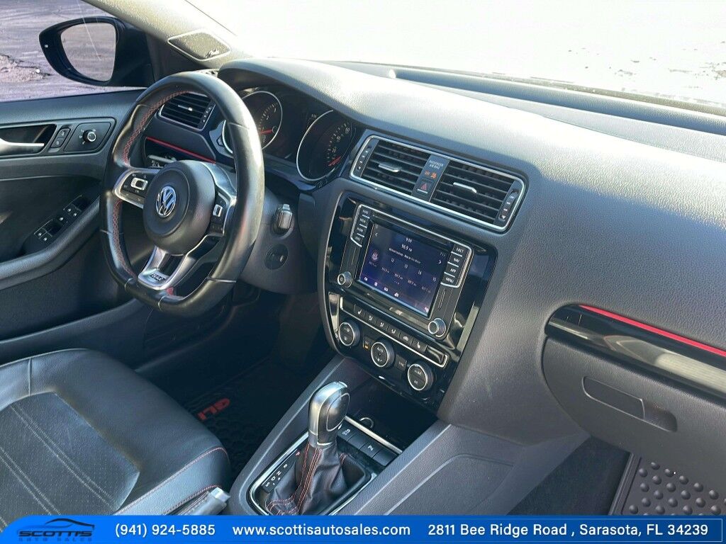 2018 Volkswagen Jetta 2.0T GLI~APPLE CARPLAY~UNIV GARAGE DOOR OPENER~HEATER FRONT SEATS~LEATHER~HALOGEN HEADLIGHTS~1-OWNER~GREAT CONDITION Sarasota FL