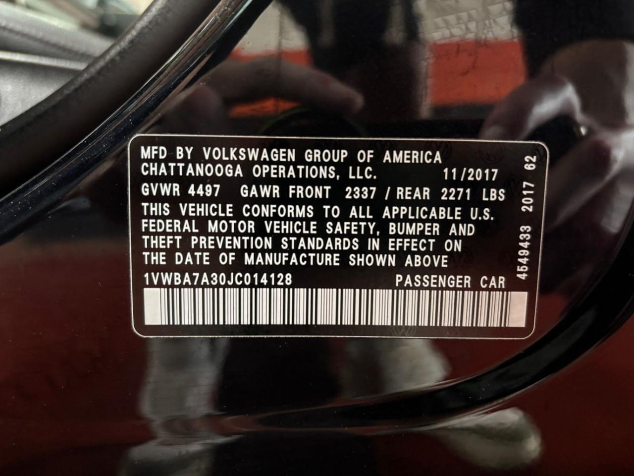 2018 Volkswagen Passat 2.0T SE Franklin OH