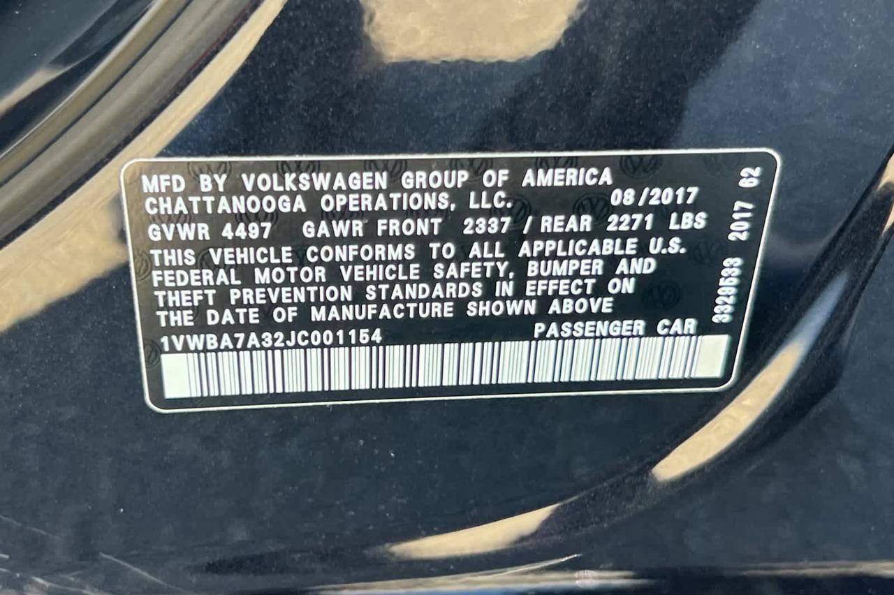 2018 Volkswagen Passat 2.0T SE Roseville CA