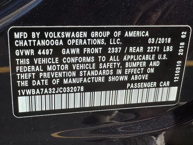 2018 Volkswagen Passat 2.0T SE Washington MO