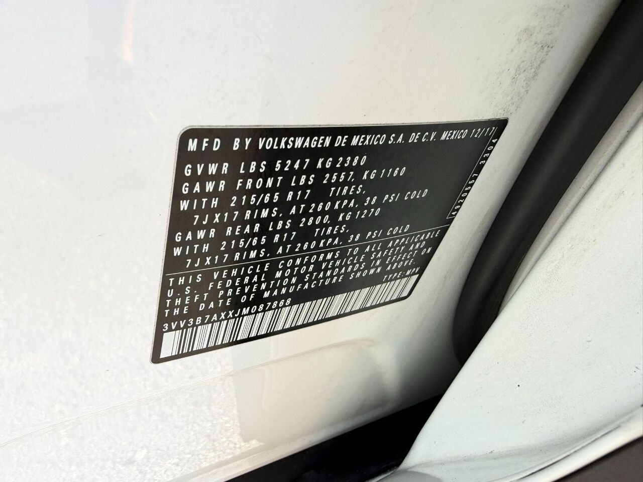 2018 Volkswagen Tiguan 2.0T SE FWD Jacksonville FL