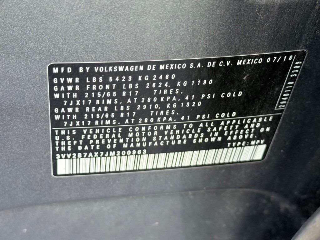 2018 Volkswagen Tiguan 2.0T SE Springfield VA