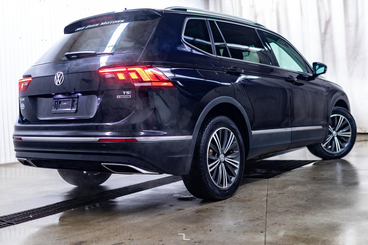 2018 Volkswagen Tiguan 4Motion Highline Leather Roof Nav BCam Red Deer AB