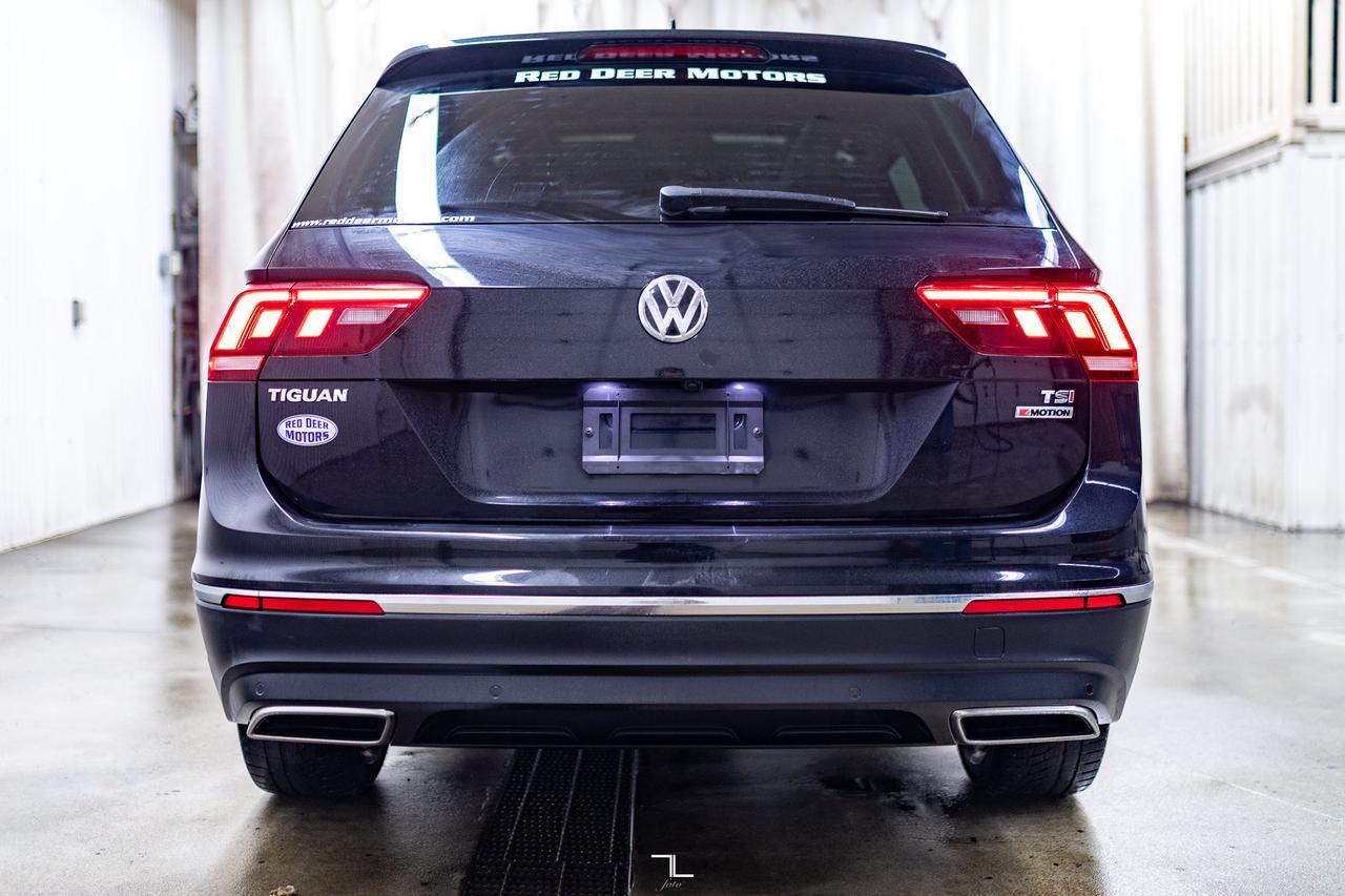 2018 Volkswagen Tiguan 4Motion Highline Leather Roof Nav BCam Red Deer AB