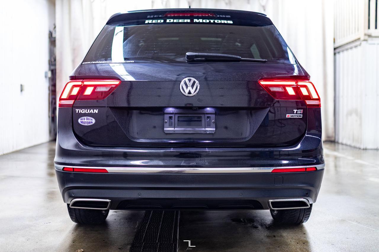 2018 Volkswagen Tiguan 4Motion Highline Leather Roof Nav BCam Red Deer AB