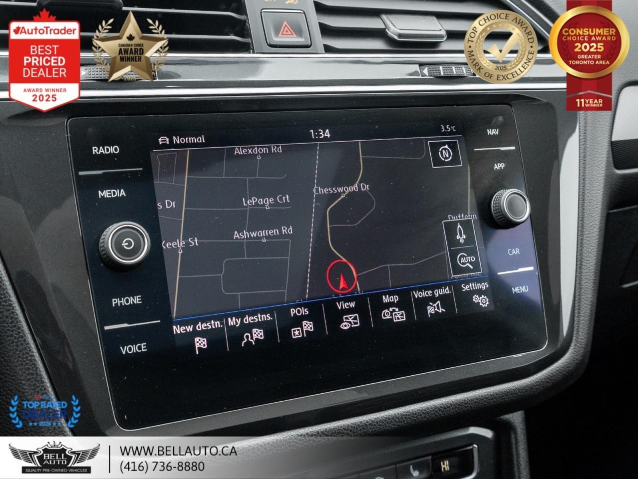 2018 Volkswagen Tiguan Highline | 4Motion | NAVI | B.CAM | PANO | FENDERAUDIO | NOACCIDENT Toronto ON
