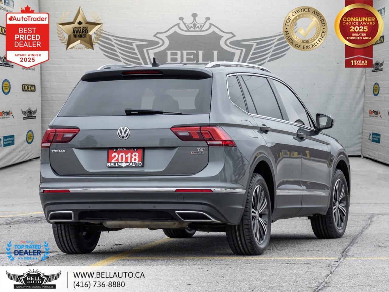 2018 Volkswagen Tiguan Highline | 4Motion | NAVI | B.CAM | PANO | FENDERAUDIO | NOACCIDENT Toronto ON