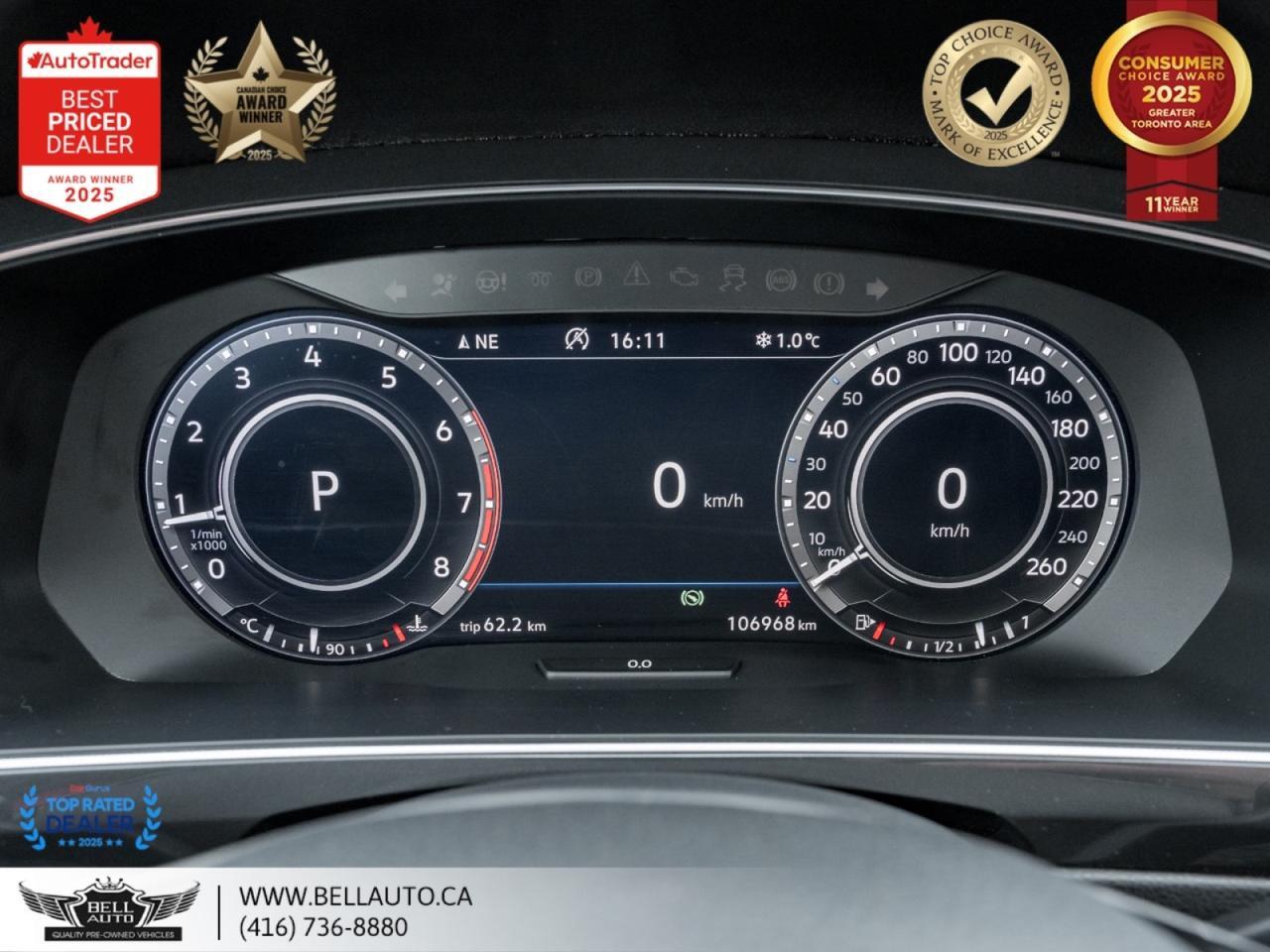 2018 Volkswagen Tiguan Highline 4Motion  | NAVI | BCAM | PANO | FENDERAUDIO | NOACCIDENT Toronto ON