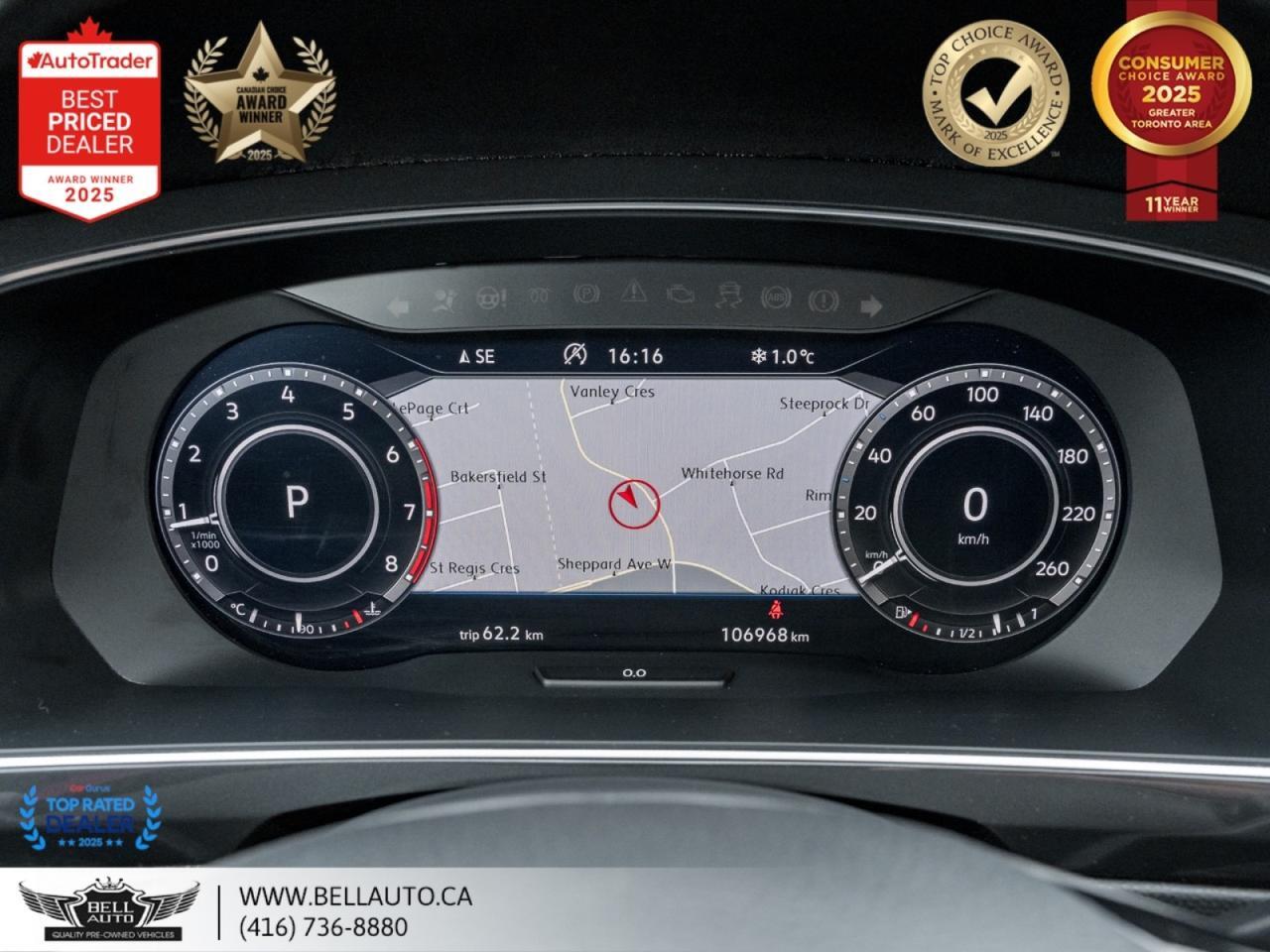 2018 Volkswagen Tiguan Highline 4Motion  | NAVI | BCAM | PANO | FENDERAUDIO | NOACCIDENT Toronto ON