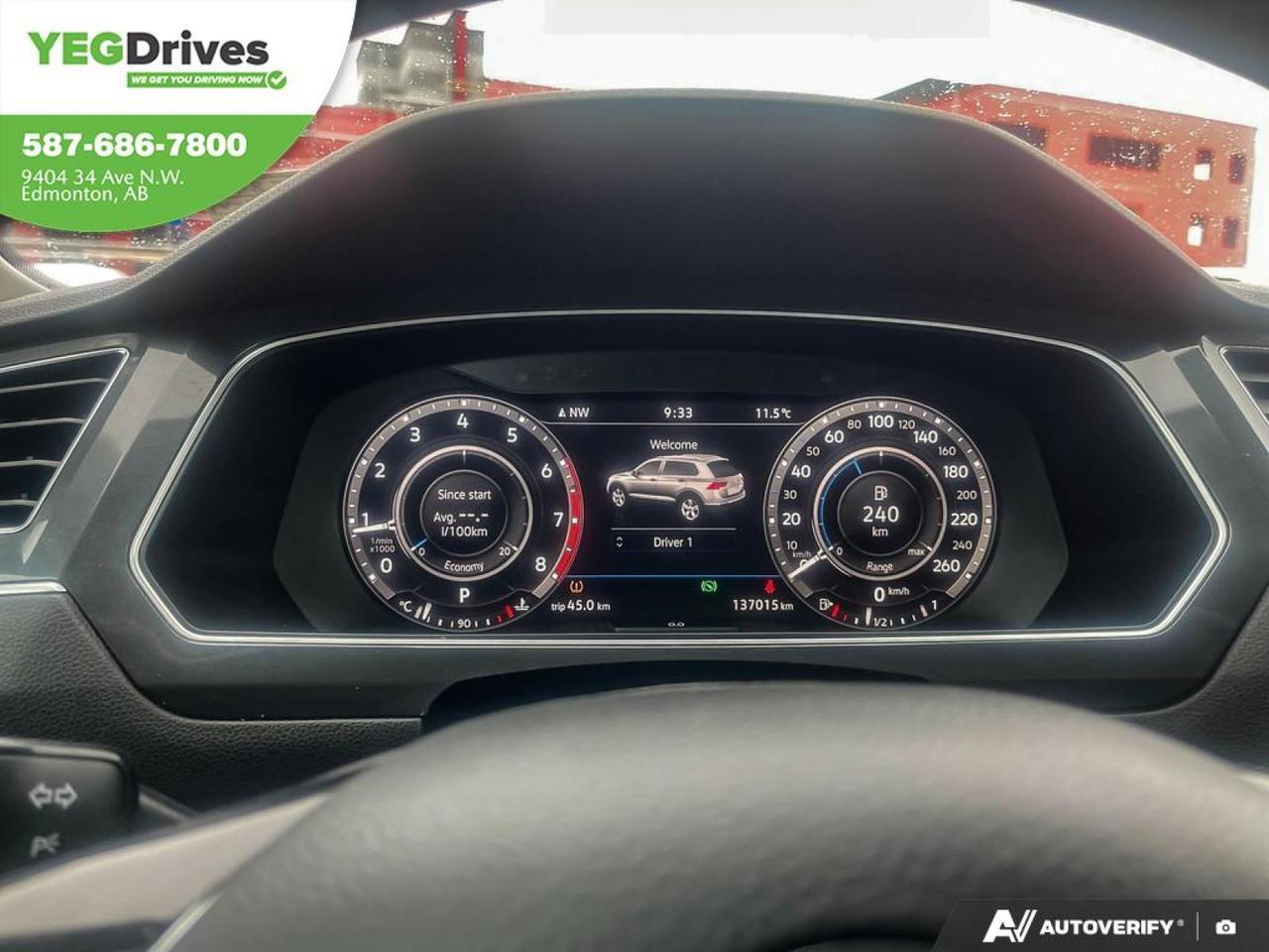 2018 Volkswagen Tiguan Highline 7 PASSENGER Edmonton AB