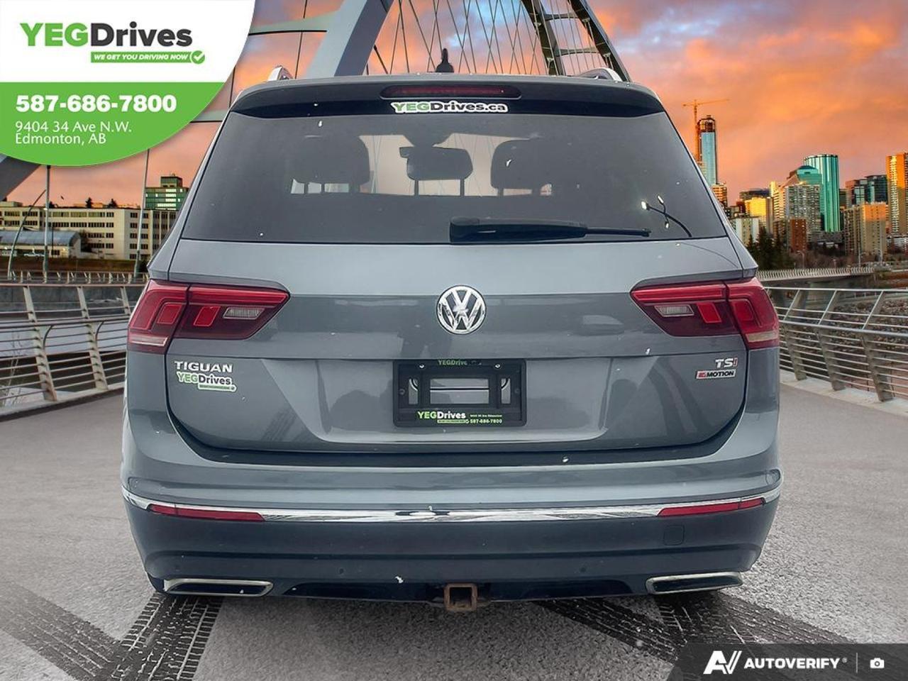 2018 Volkswagen Tiguan Highline 7 PASSENGER Edmonton AB