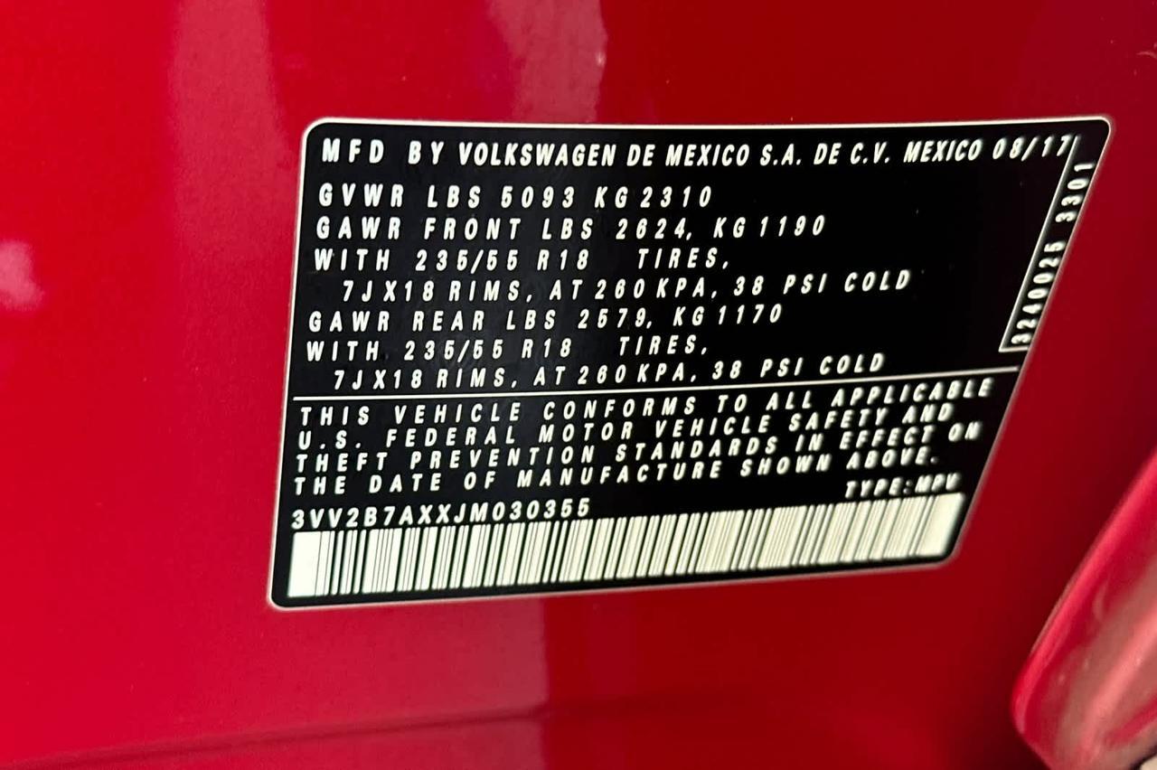 2018 Volkswagen Tiguan SEL Roseville CA