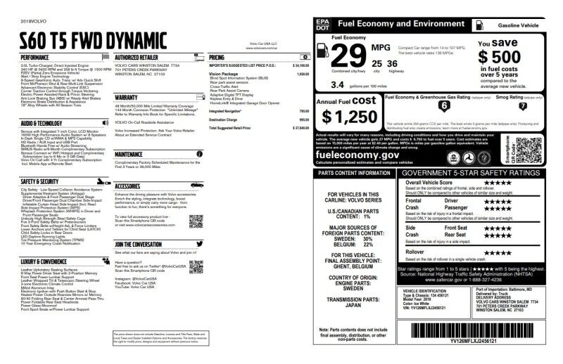 2018 Volvo S60 Dynamic Whitinsville MA