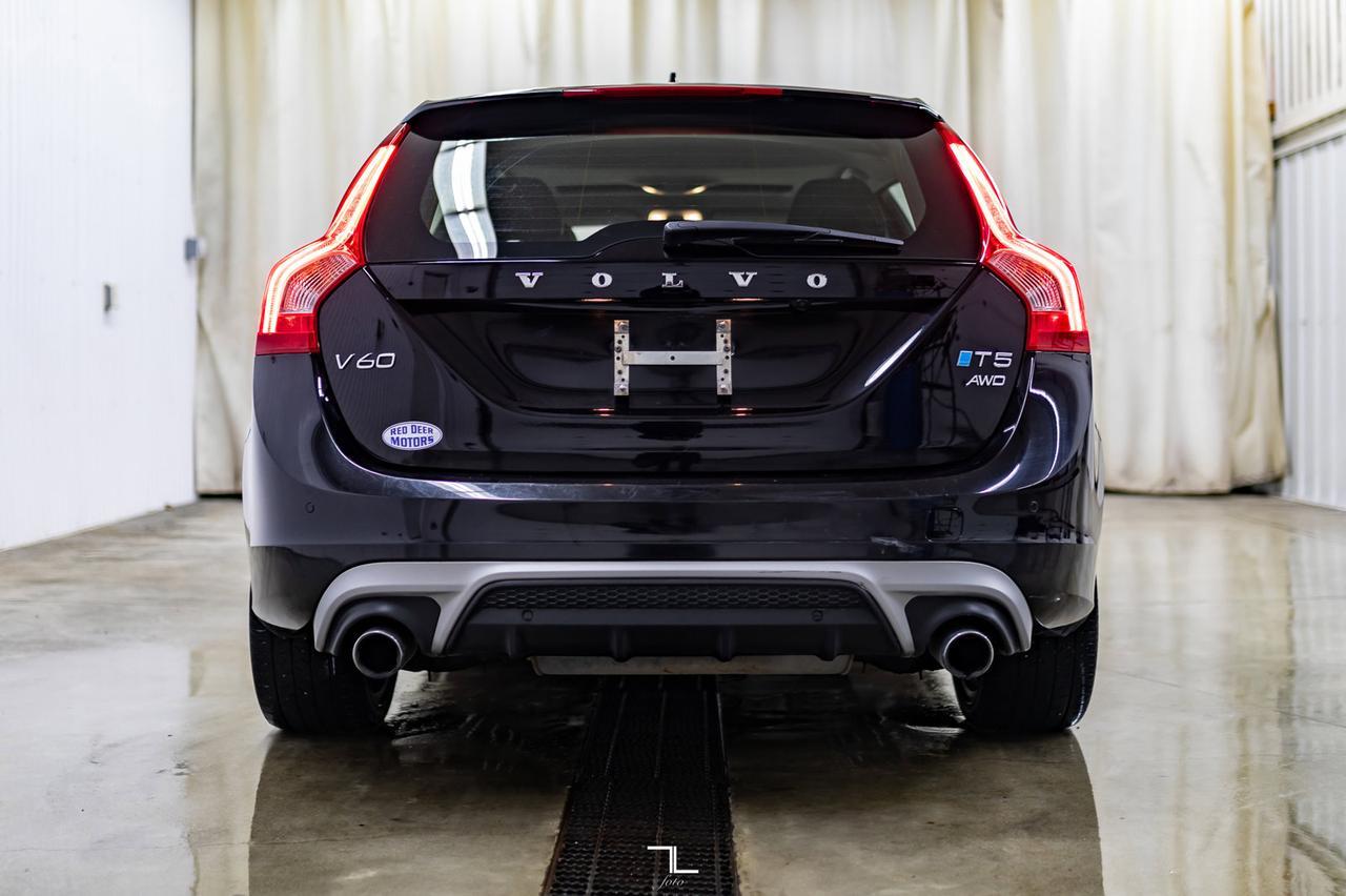 2018 Volvo V60 AWD T5 Dynamic Leather Roof Nav Red Deer AB