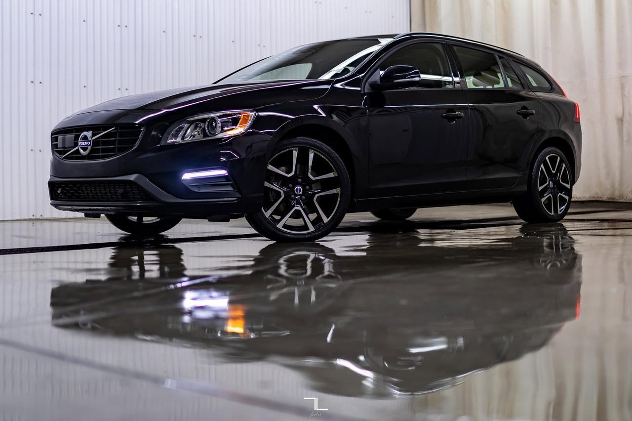 2018 Volvo V60 AWD T5 Dynamic Leather Roof Nav Red Deer AB