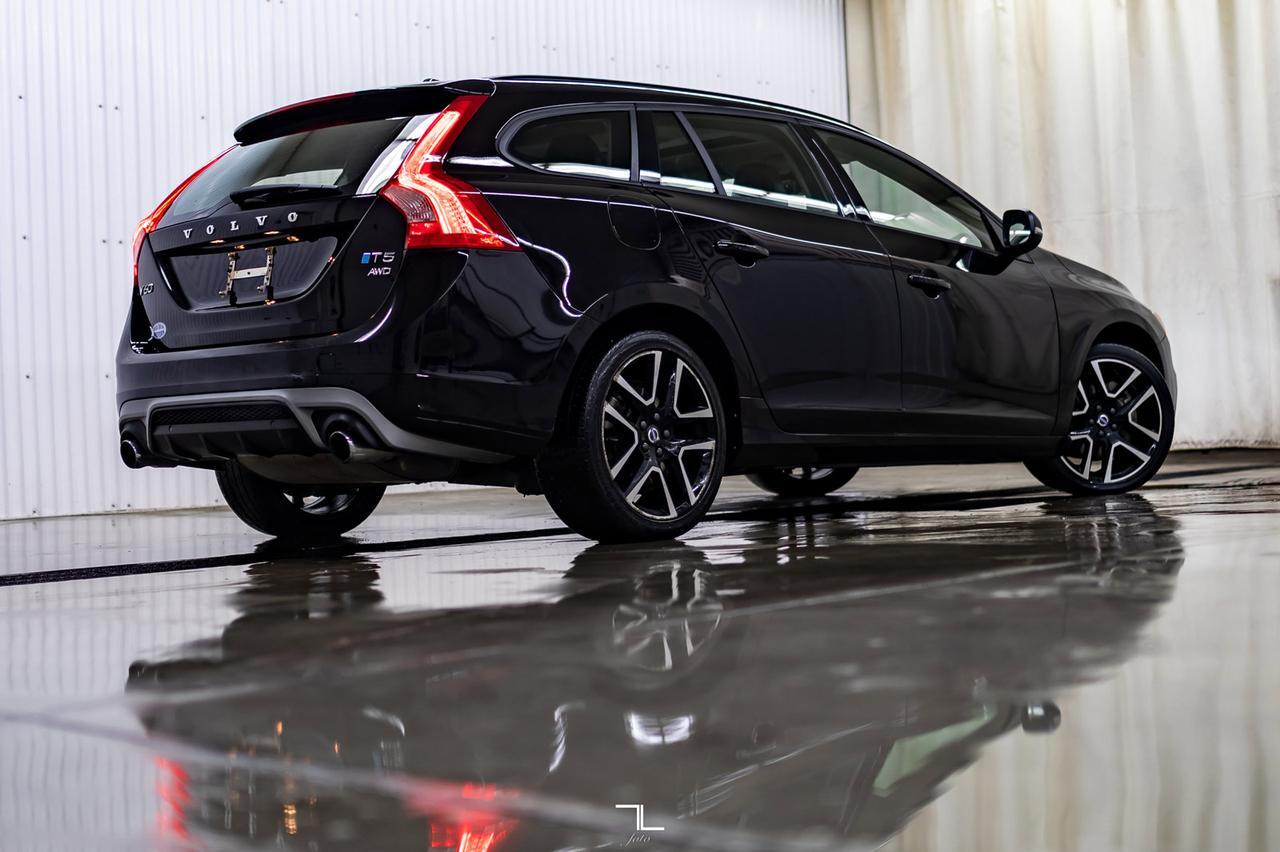 2018 Volvo V60 AWD T5 Dynamic Leather Roof Nav Red Deer AB