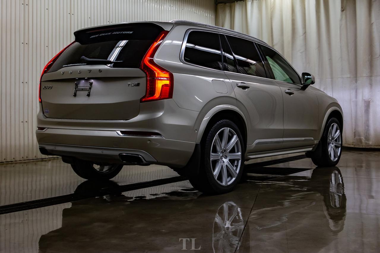 2018 Volvo XC90 AWD T6 Inscription Leather Roof Nav Red Deer AB