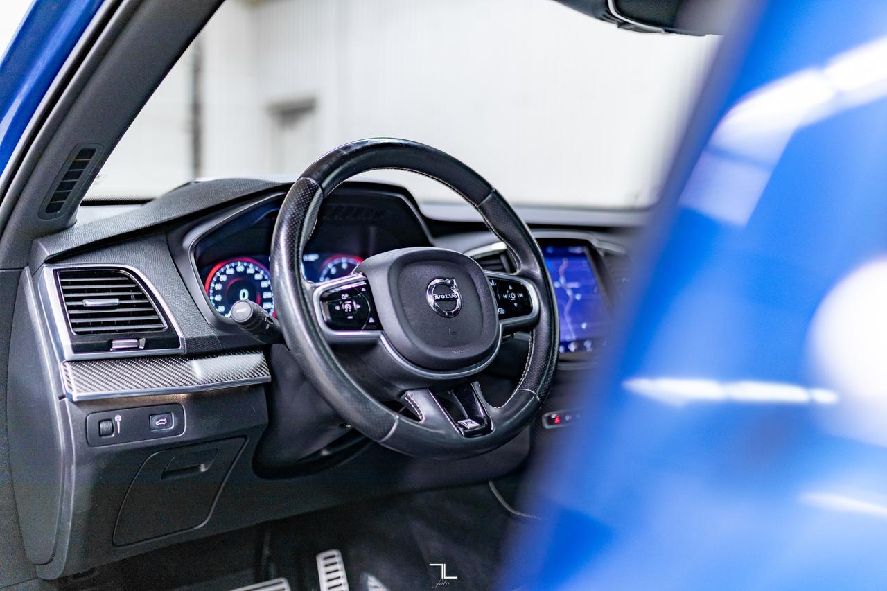 2018 Volvo XC90 AWD T6 R-Design Leather Roof Nav BCam Red Deer AB