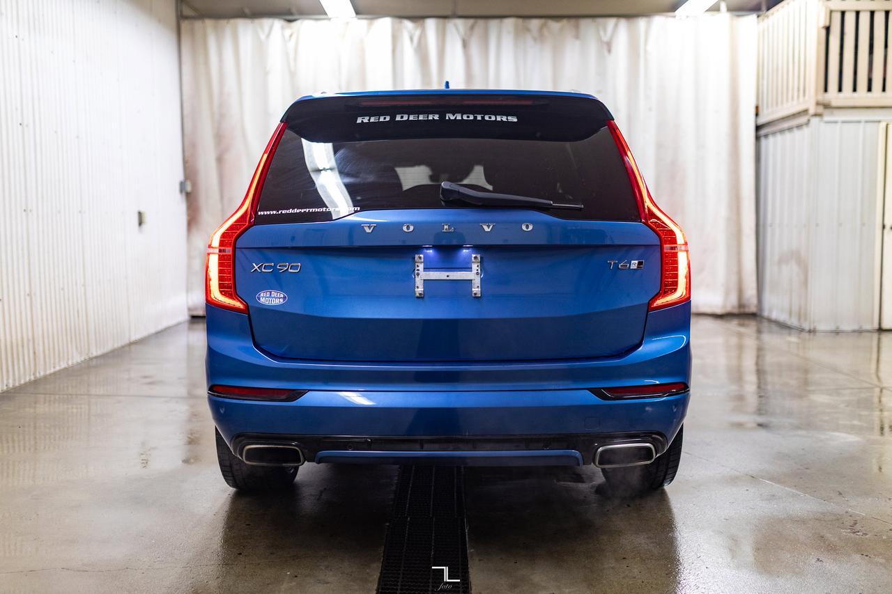 2018 Volvo XC90 AWD T6 R-Design Leather Roof Nav BCam Red Deer AB