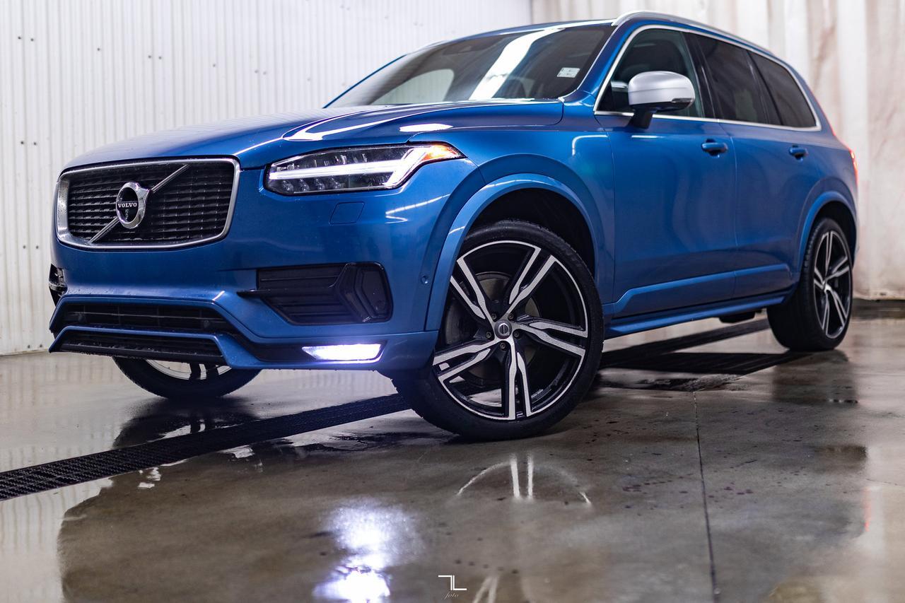 2018 Volvo XC90 AWD T6 R-Design Leather Roof Nav BCam Red Deer AB