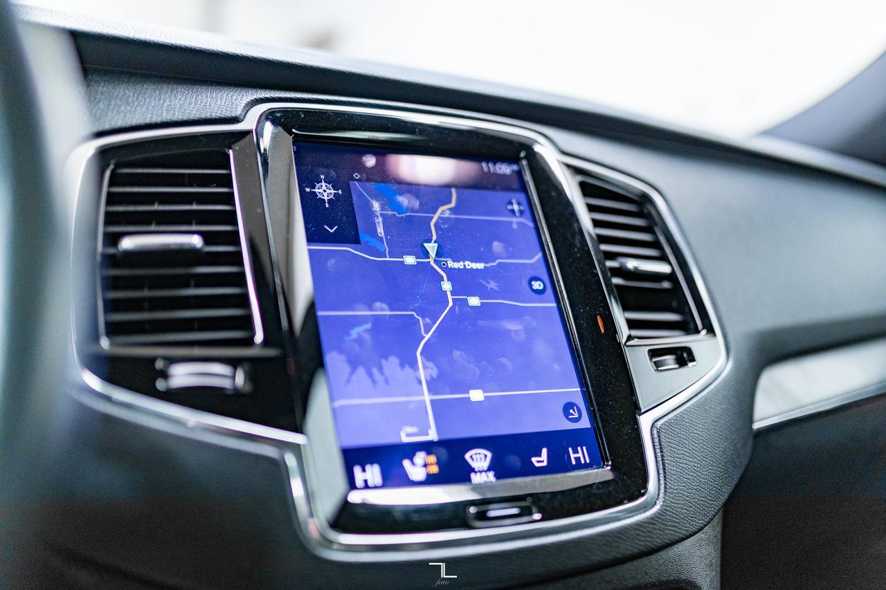 2018 Volvo XC90 AWD T6 R-Design Leather Roof Nav BCam Red Deer AB