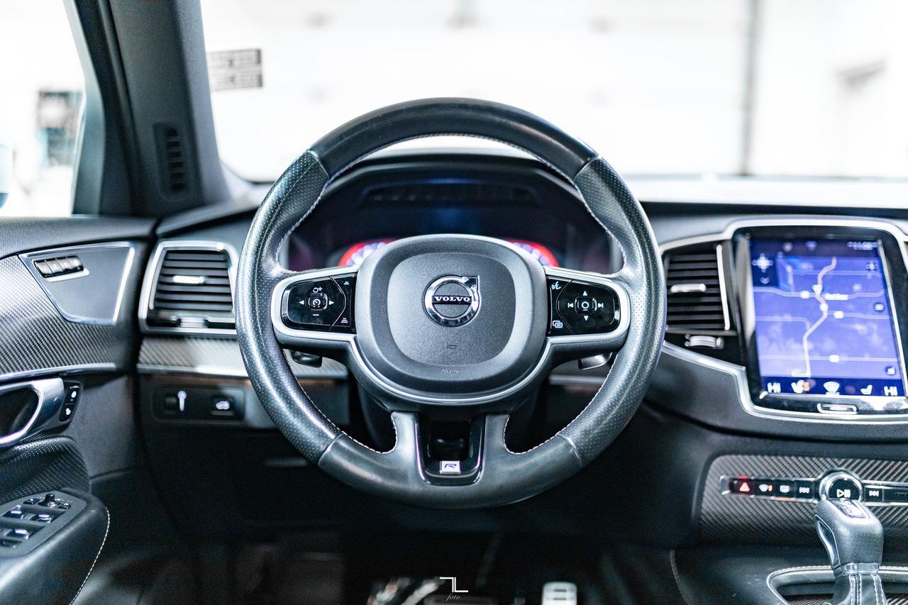 2018 Volvo XC90 AWD T6 R-Design Leather Roof Nav BCam Red Deer AB