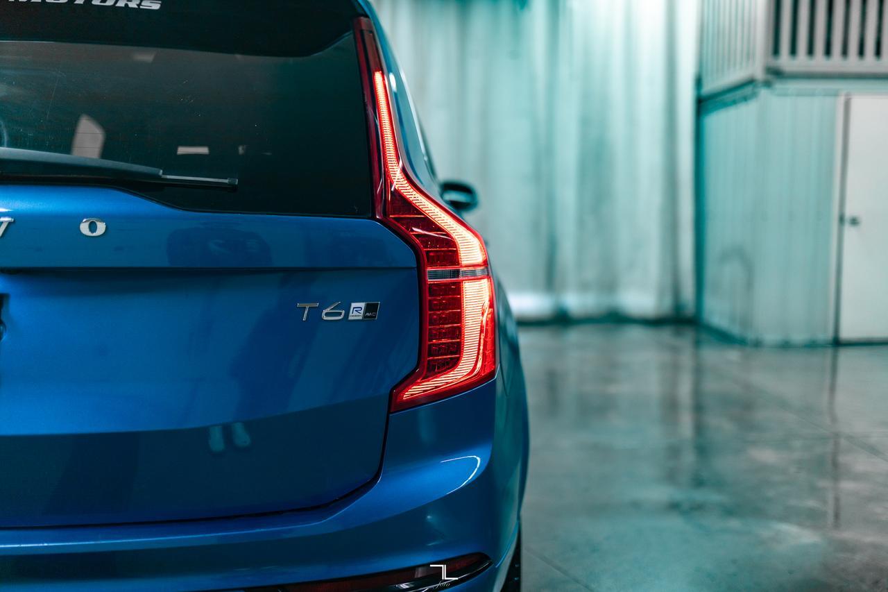 2018 Volvo XC90 AWD T6 R-Design Leather Roof Nav BCam Red Deer AB