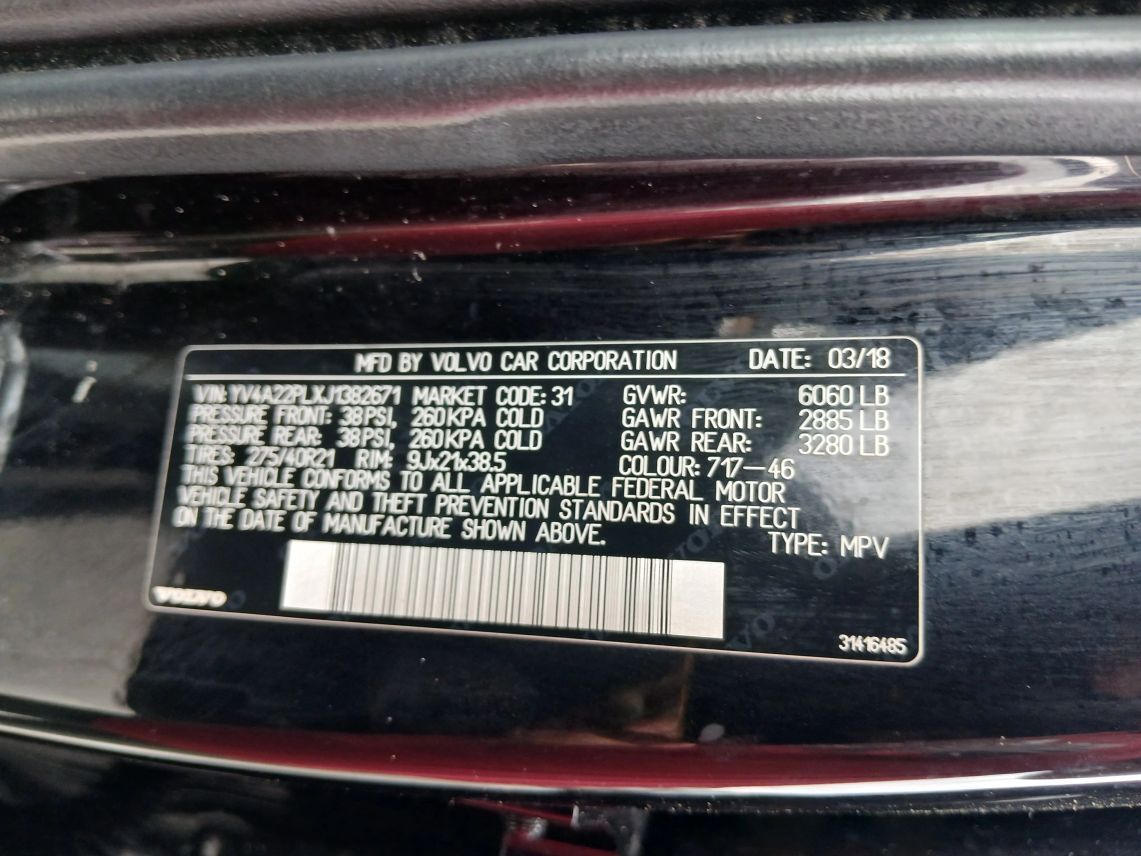 2018 Volvo XC90 T6 Inscription Sport Utility 4D Maitland FL