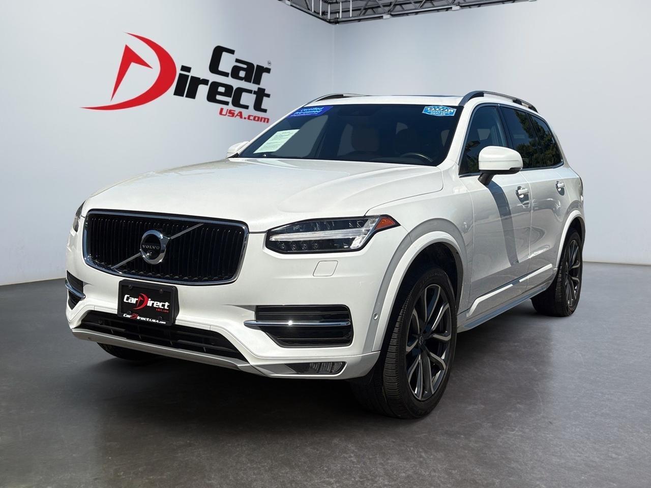 2018 Volvo XC90 T6 Momentum, 360 BACKUP CAMERA, 3RD ROW SEATS, ROOF RACKS, BLIND SPOT ALERT, LANE KEEP ASSIST, PRE-COLLISION WARNING, PANORAMIC MOONROOF, HEATED STEERING WHEEL & SEATS, APPLE CARPLAY/ANDROID AUTO, POWER LIFTGATE, TOW PACKAGE, LOW MILES, CLEAN CARFAX!