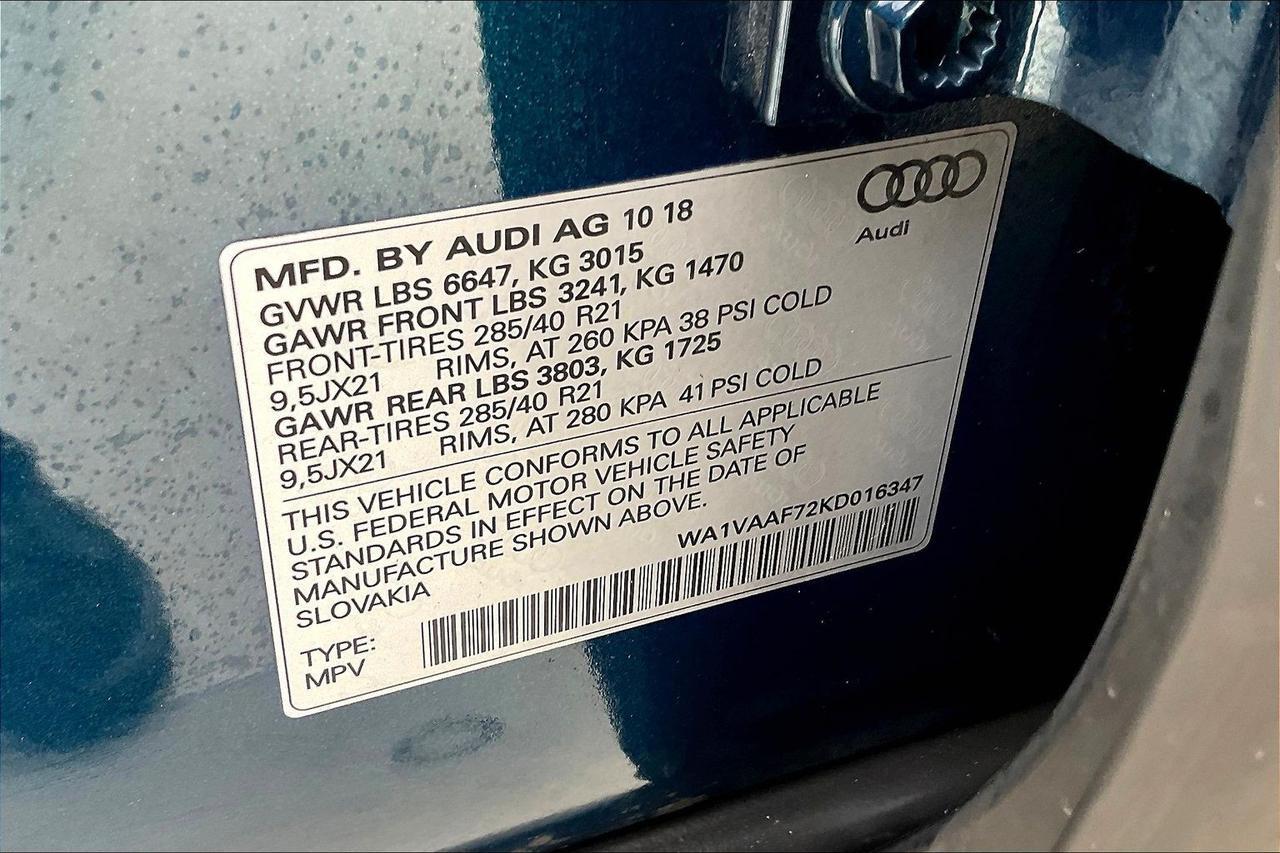 2019 AUDI Q7 PRESTIGE Houston TX