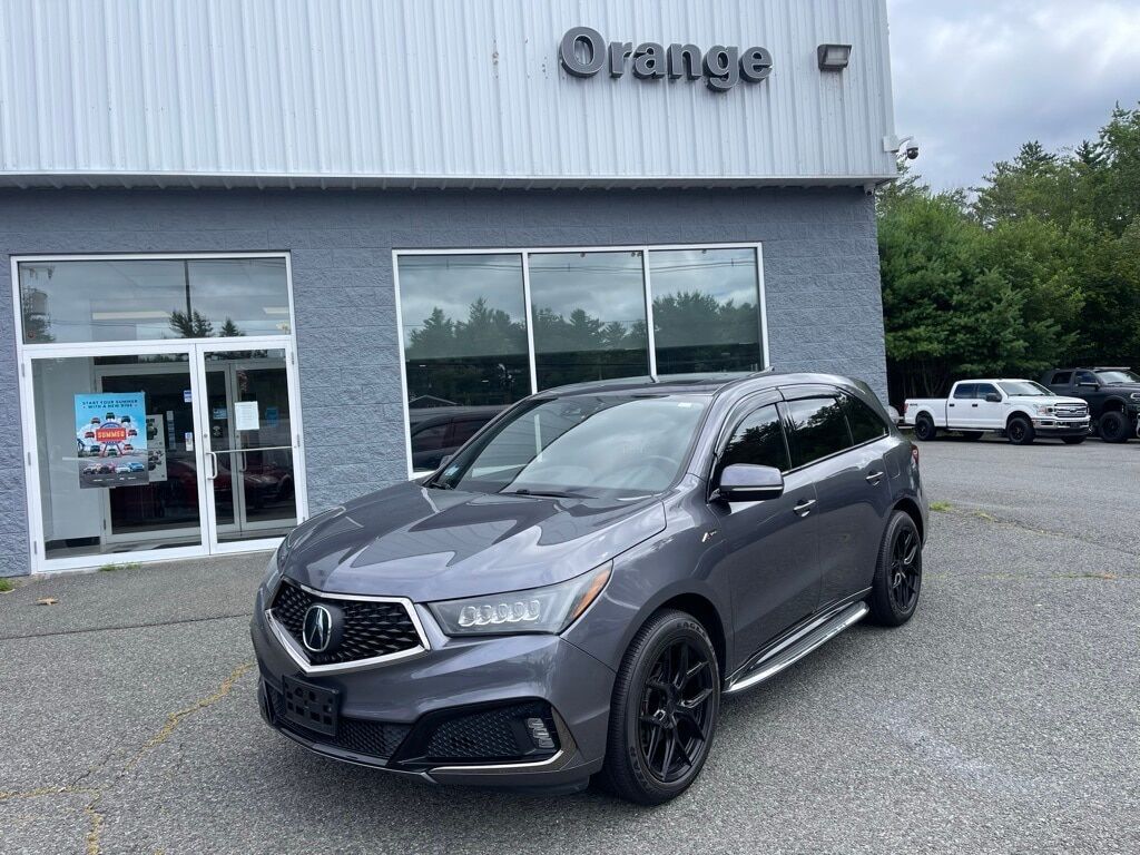 2019 Acura MDX 3.5L Technology Pkg w/A-Spec Pkg Orange MA
