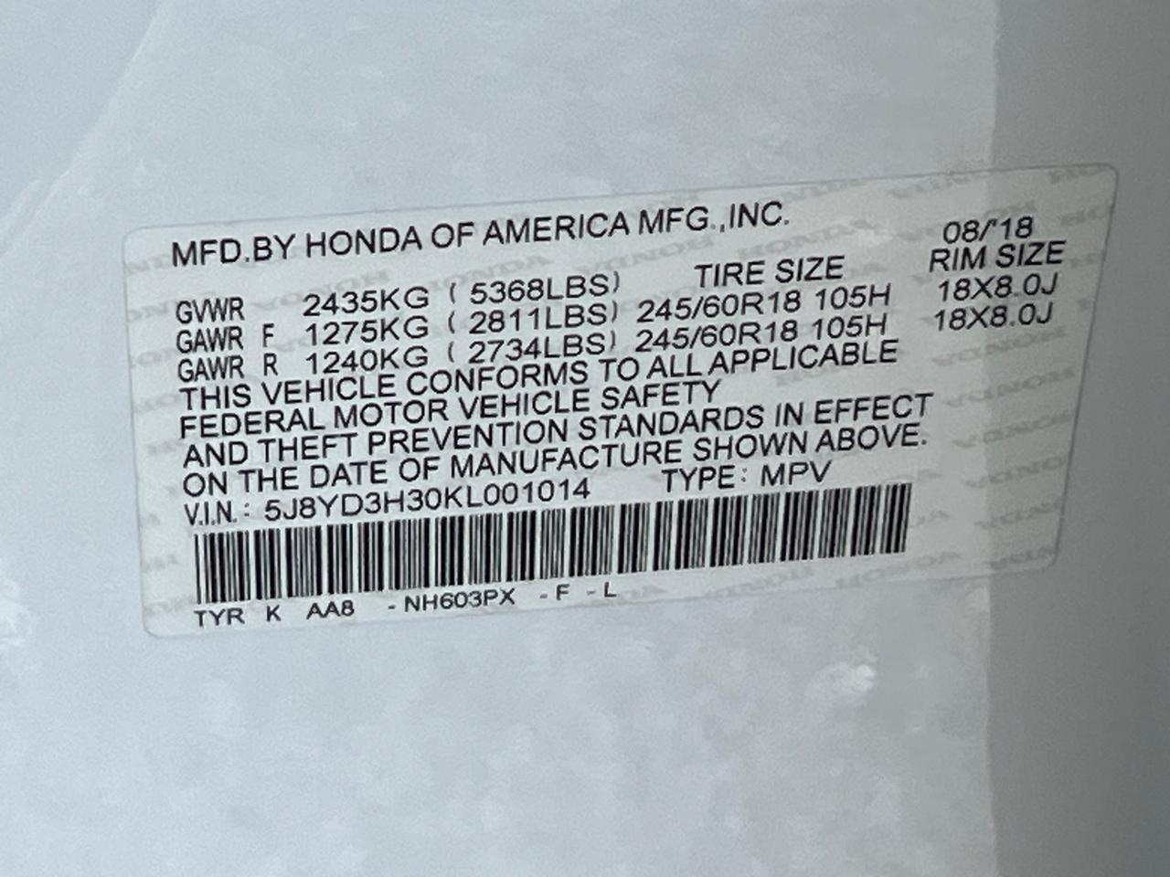 2019 Acura MDX 3.5L Hagerstown MD