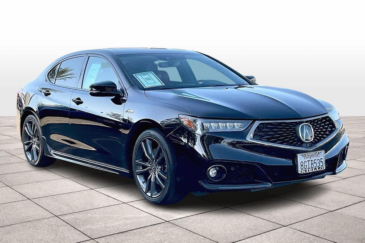 2019 Acura TLX w/A-Spec Pkg Red Leather