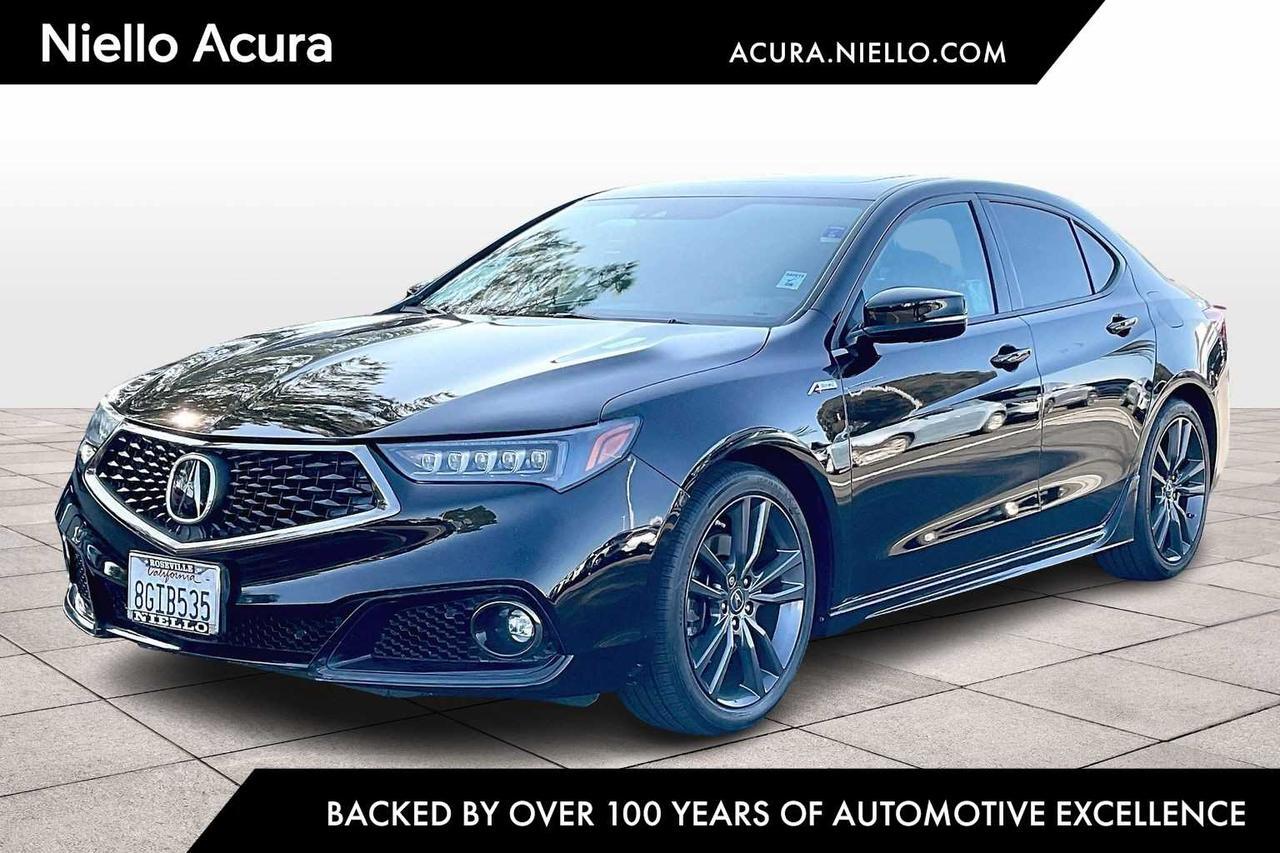 2019 Acura TLX w/A-Spec Pkg Red Leather