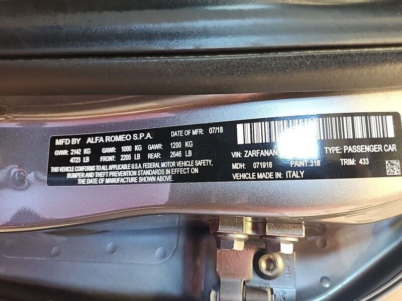 2019 Alfa Romeo Giulia AWD Arlington VA