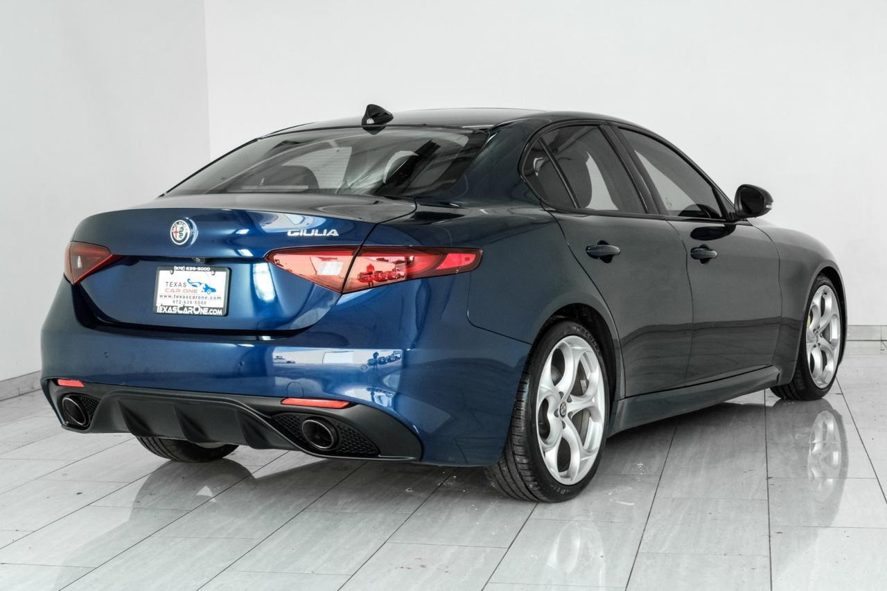 2019 Alfa Romeo Giulia Ti SPORT DRIVER ASSIST STATIC PKG BLIND SPOT ASSIST NAVIGATION SUNROOF LEATHER SEATS Carrollton TX