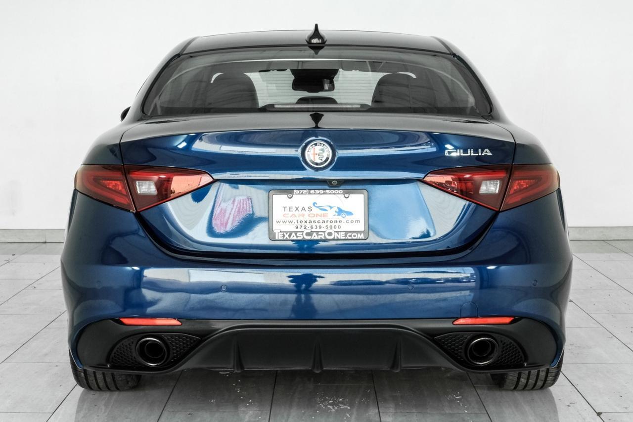 2019 Alfa Romeo Giulia Ti SPORT DRIVER ASSIST STATIC PKG BLIND SPOT ASSIST NAVIGATION SUNROOF LEATHER SEATS Carrollton TX