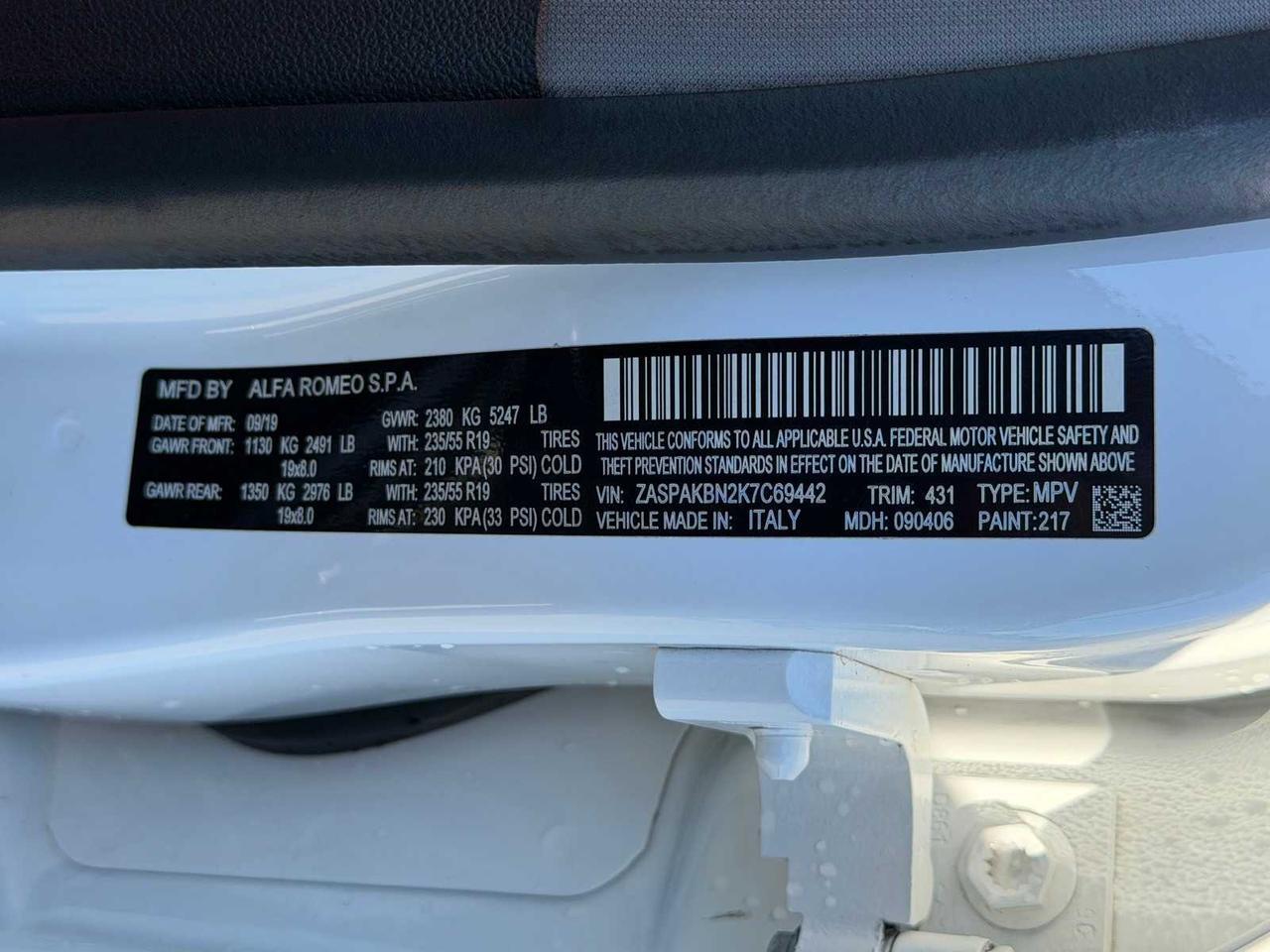 2019 Alfa Romeo Stelvio Ti Irving TX
